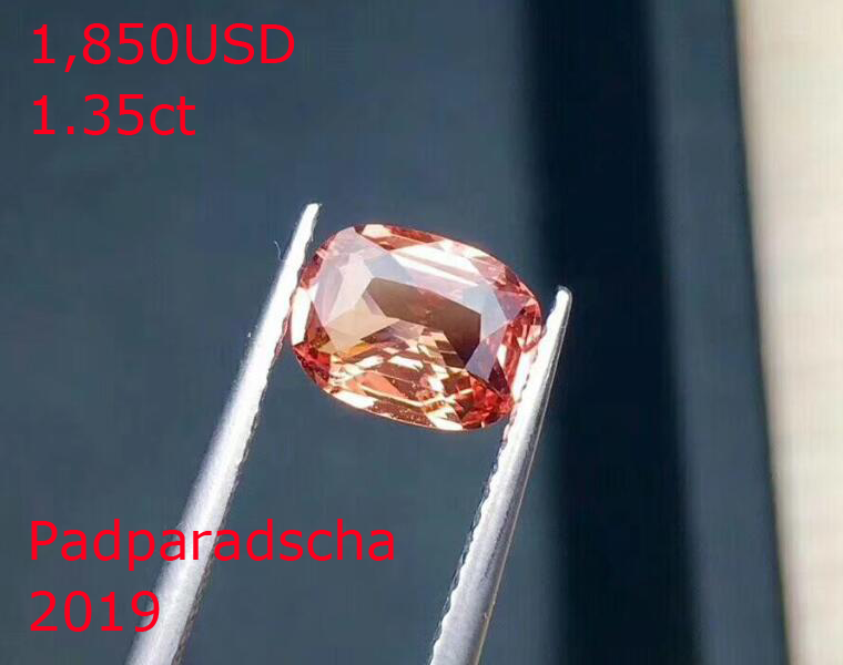 Padparadscha Sapphire Price in 2019