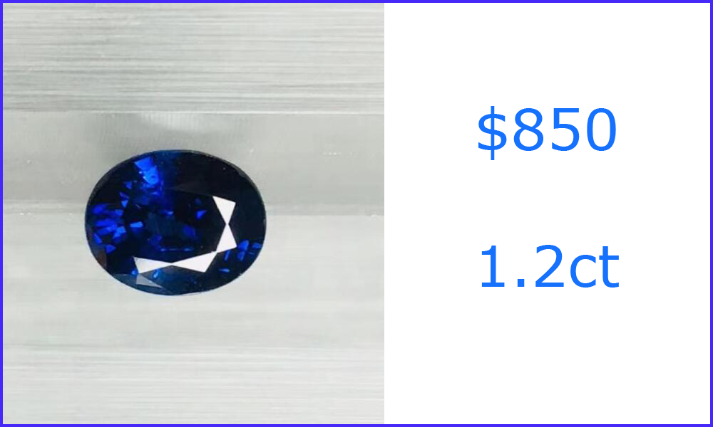 Sri Lankan Sapphire Price, Natural Sapphire Price