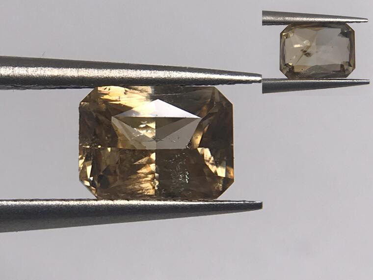 Faceted Cassiterite for Jewelry Making