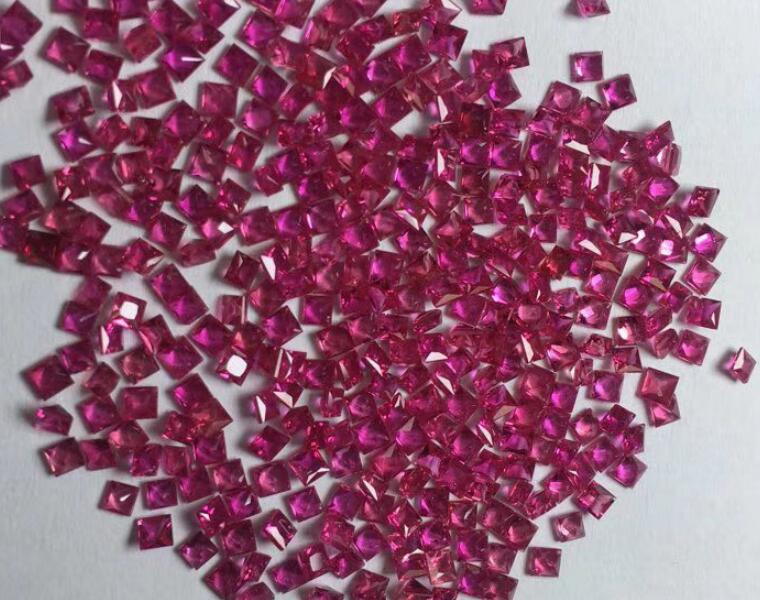 Melee Ruby for Jewelry Making, Melee Ruby for Sale from China