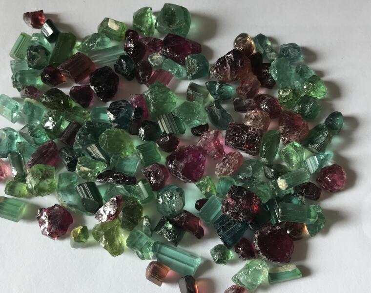 Facet Rough Tourmaline for Jewelry Making