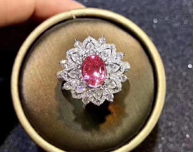 Padparadscha Sapphire Ring