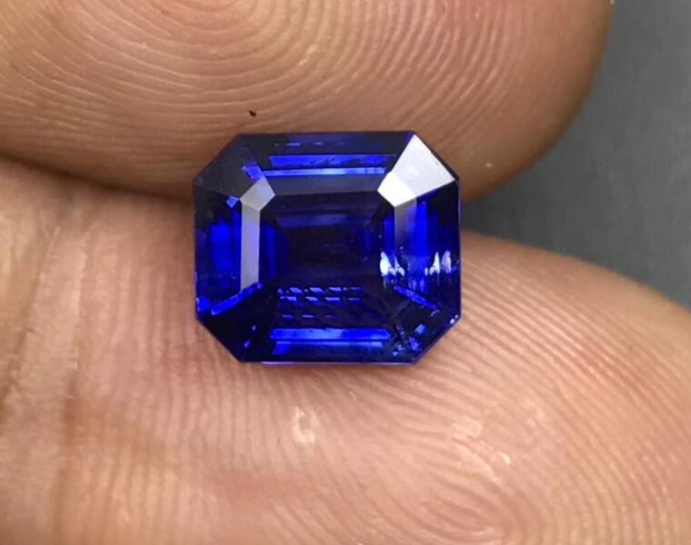 Sri Lankan Sapphire Emerald Cut